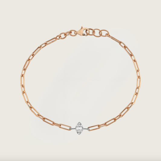 Sunshine Rose Altın Pırlanta Bileklik