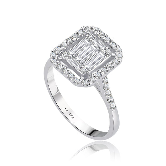 Zamansız Zarafet Baget Pırlanta Yüzük