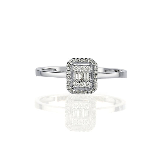 Glimmer Baget Pırlanta Yüzük