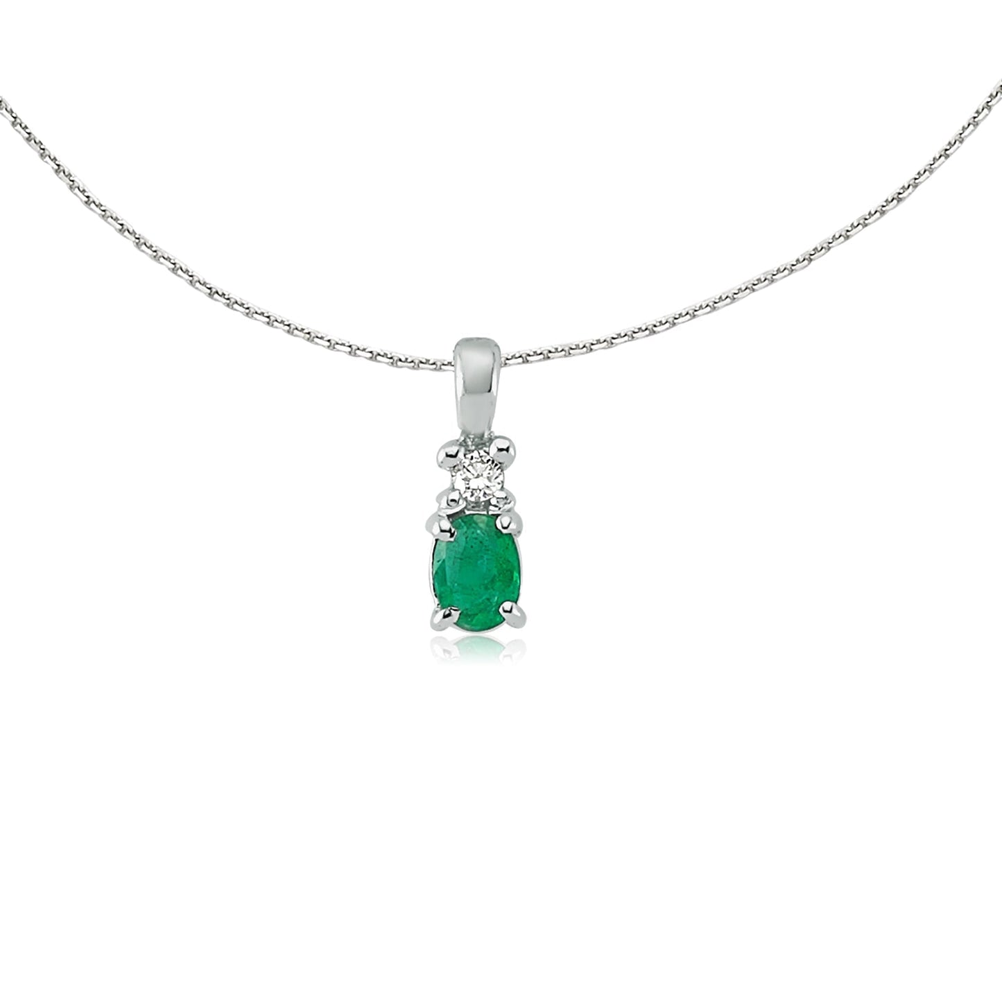 Emerald Flame of Isis Zümrüt Kolye
