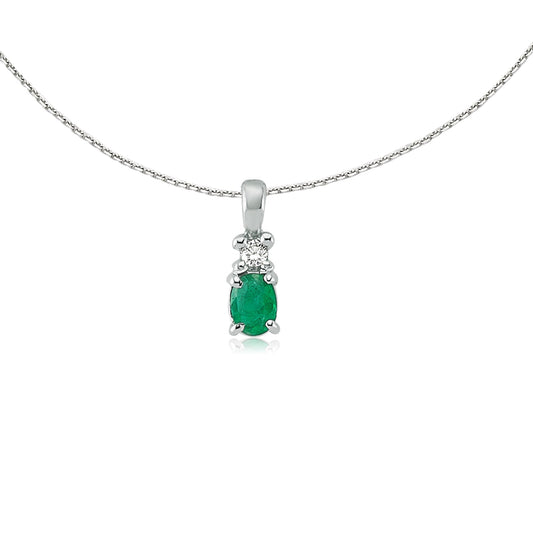 Emerald Flame of Isis Zümrüt Kolye