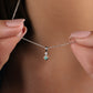 Emerald's Whisper Zümrüt Kolye