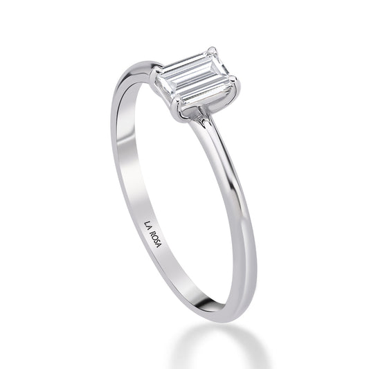 Emarald Kesim Tektaş Yüzük 0.40ct