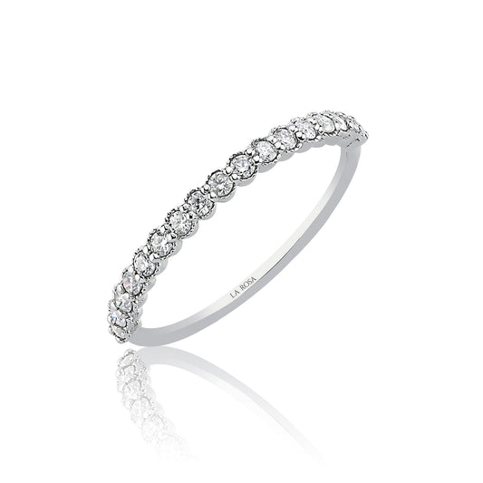 Yarımtur Minimal Pırlanta Yüzük