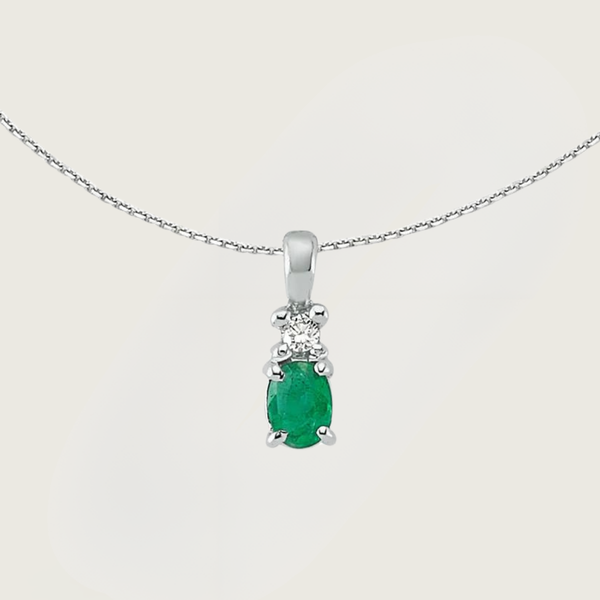 Emerald Flame of Isis Zümrüt Kolye