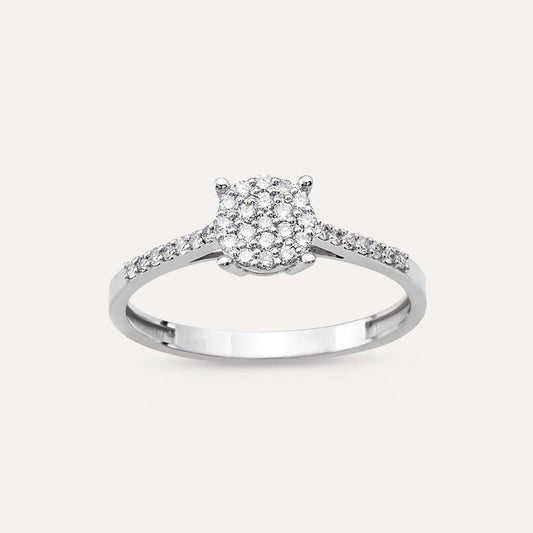 0.14ct Işıltılı Pırlanta Yüzük