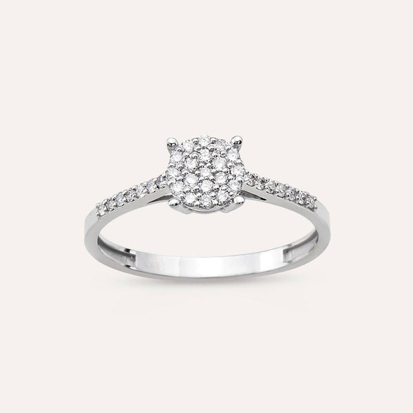 0.14ct Işıltılı Pırlanta Yüzük