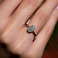 0.26ct Işıltılı Oval Pırlanta Yüzük