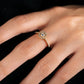 0.18ct Halo Işıltılı Pırlanta Altın Yüzük